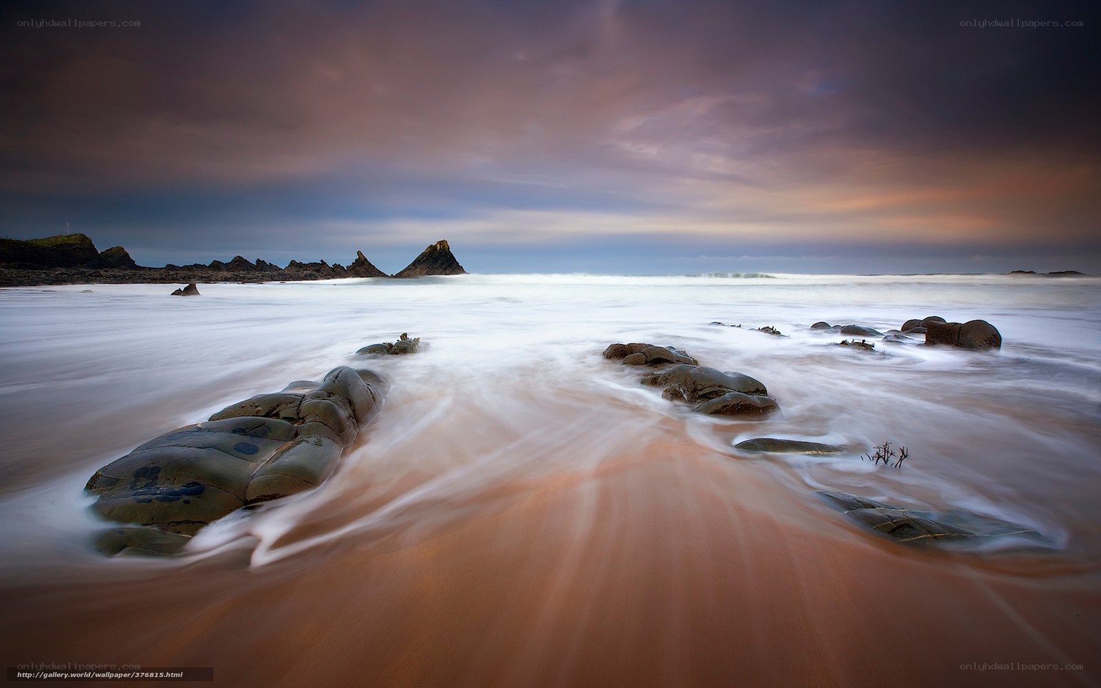 Coastal rocks at sunset