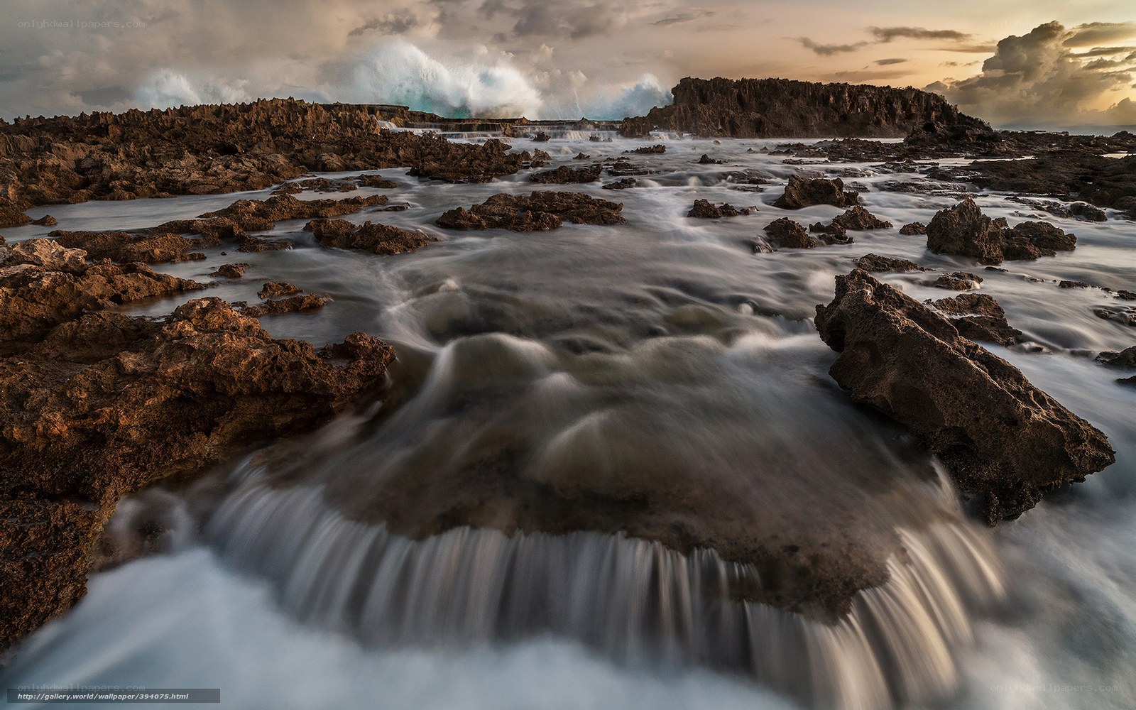 Coastal Rocks at Sunset