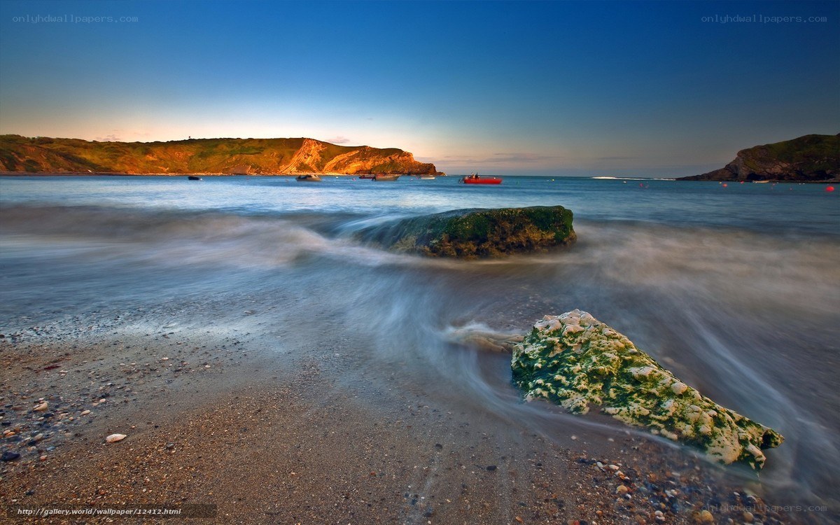 Coastal rocks at sunset
