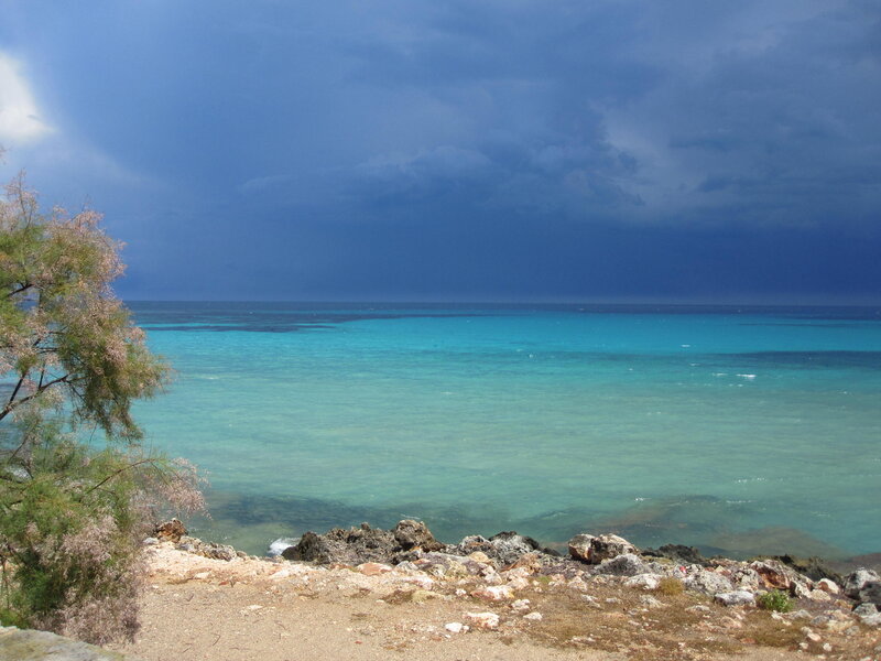 Coastal Scene with Storm