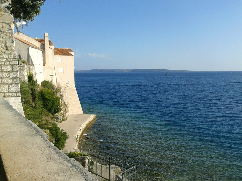 Coastal Town Buildings — Blue