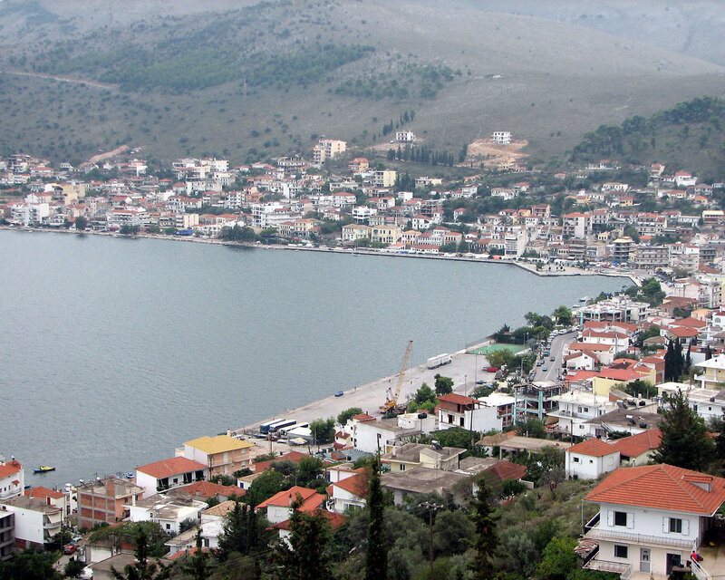 Coastal Town by the Sea — White