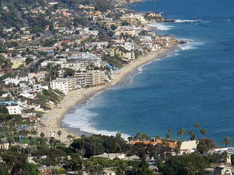 Coastal Town from Above