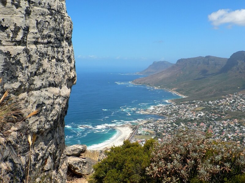 Coastal Town from Cliff