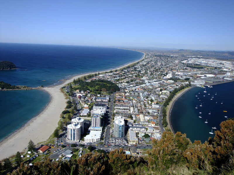 Coastal Town from Hill