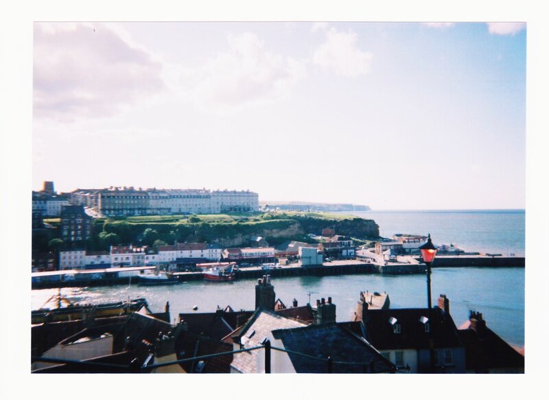 Coastal Town Harbor — Blue, Calm