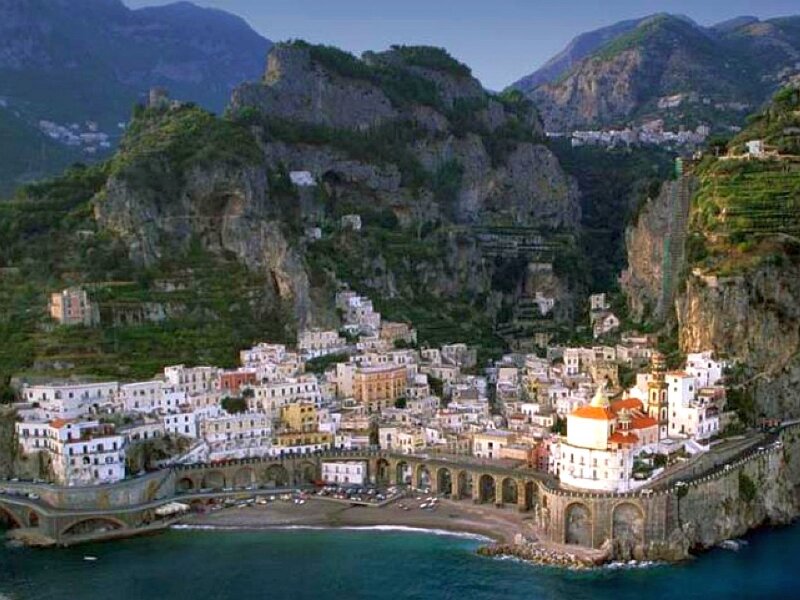 coastal town in southern italy
