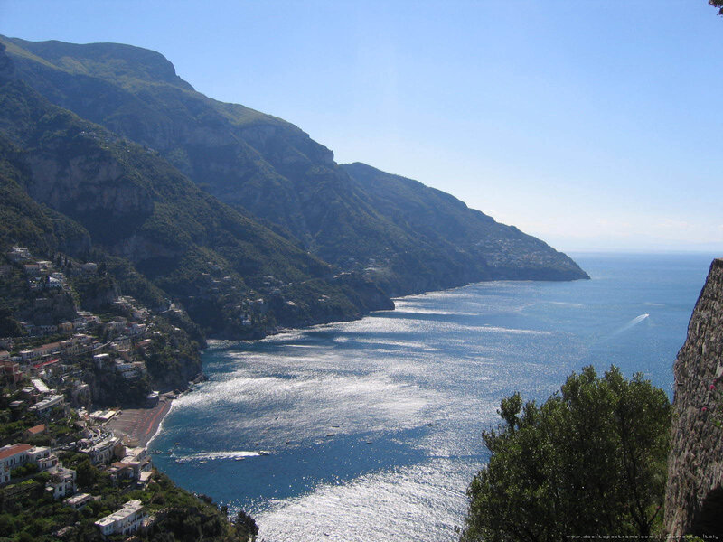 Coastal Town on Cliff