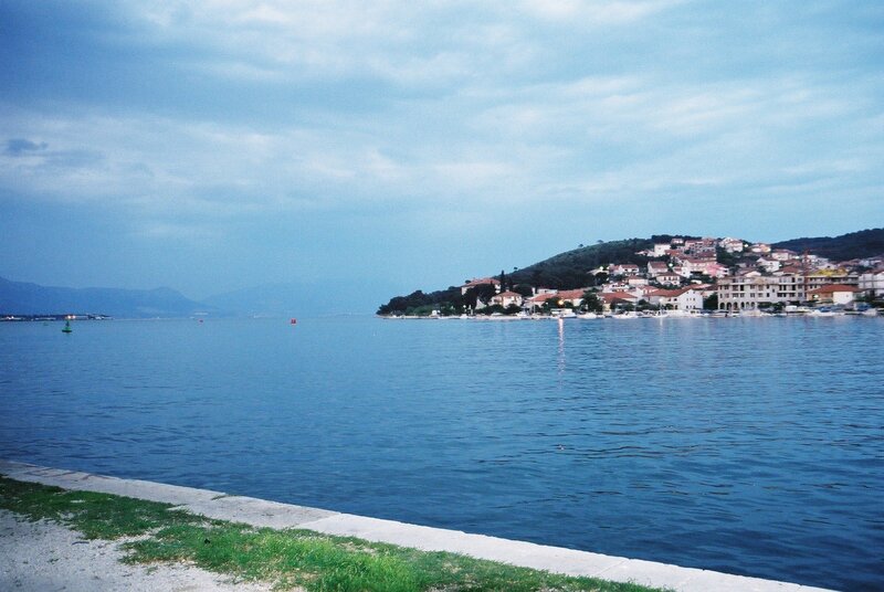 Coastal Town on Hillside