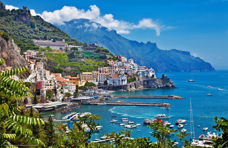 Coastal town on the Amalfi Coast