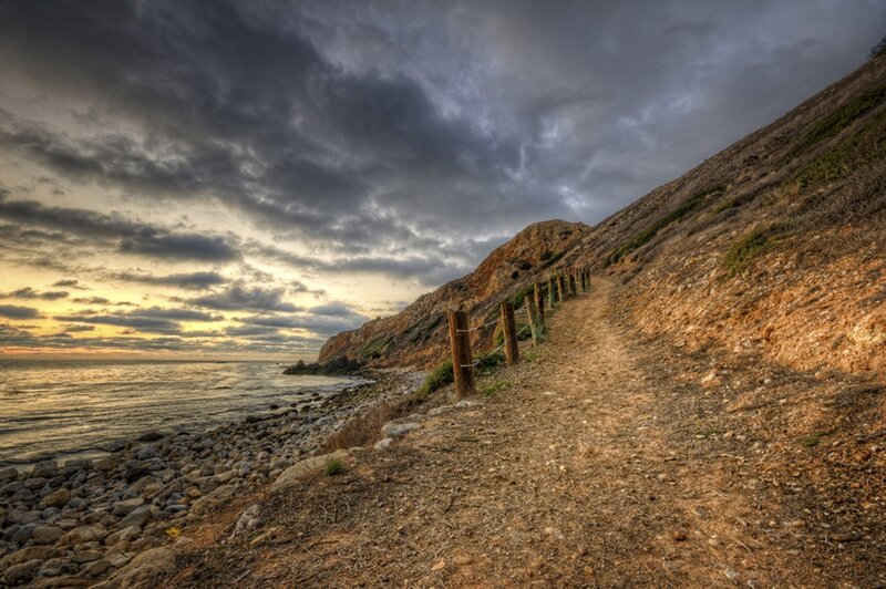 Coastal Trail at Sunset