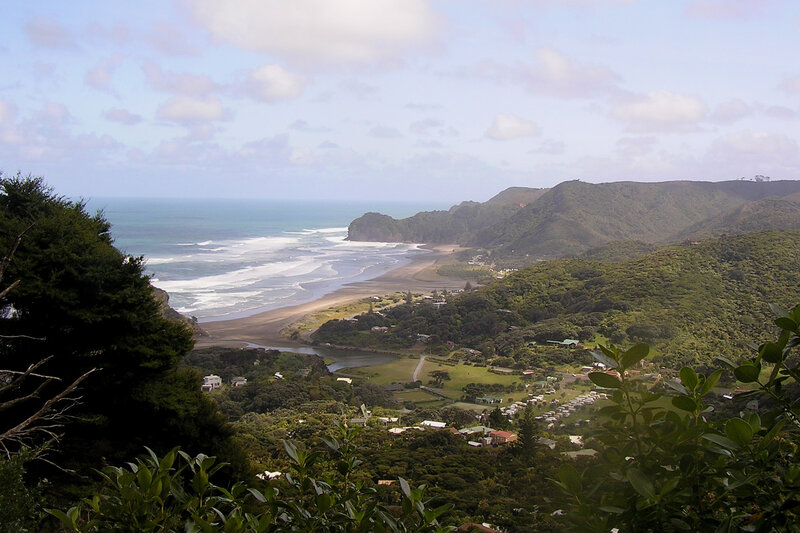 Coastal Valley with Beach