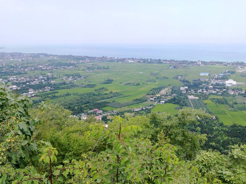 coastal valley with sea view