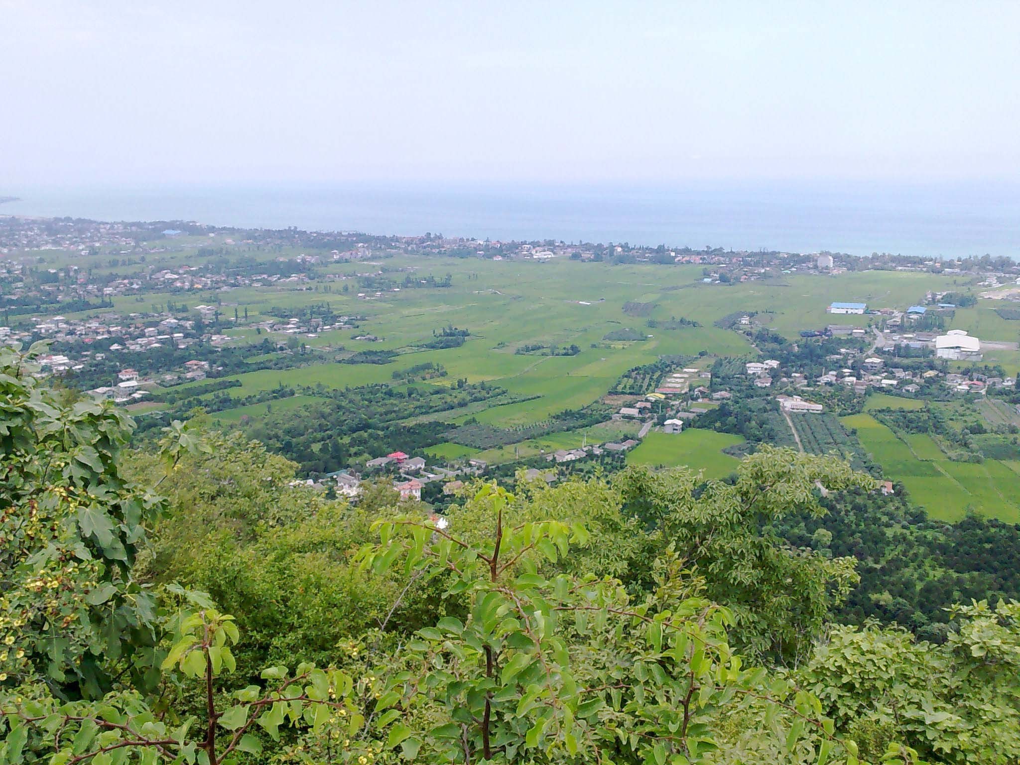 coastal valley with sea view