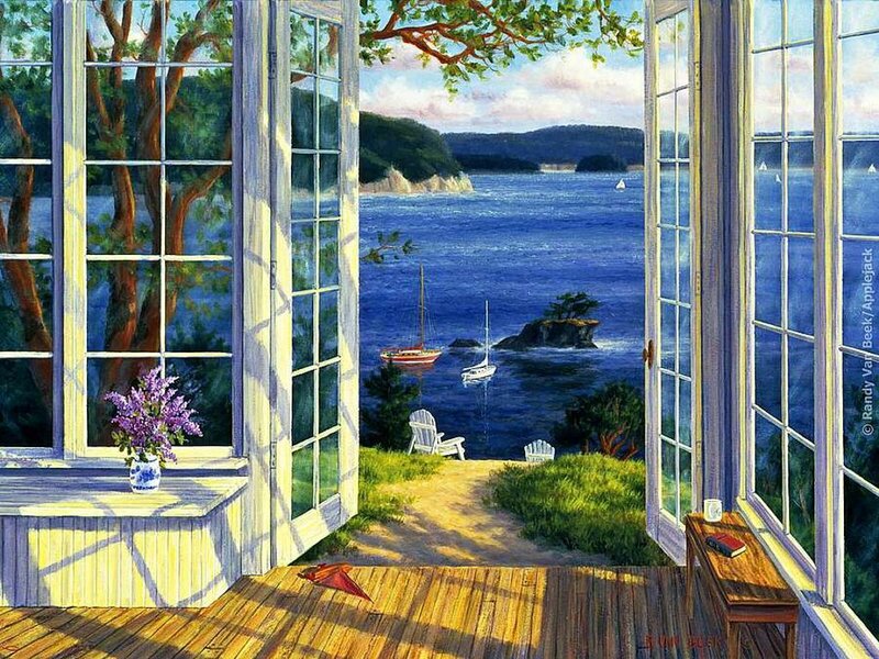Coastal View from Porch