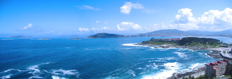 coastal view of a bay