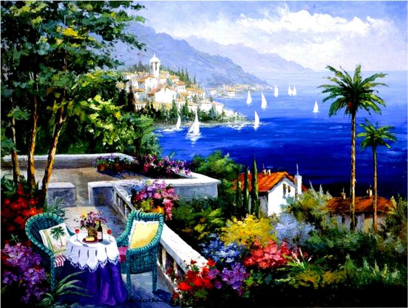 Coastal Villa Garden