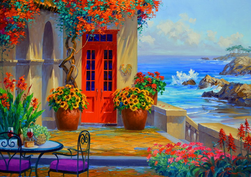 Coastal Villa Patio