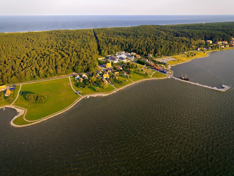 Coastal village by the sea