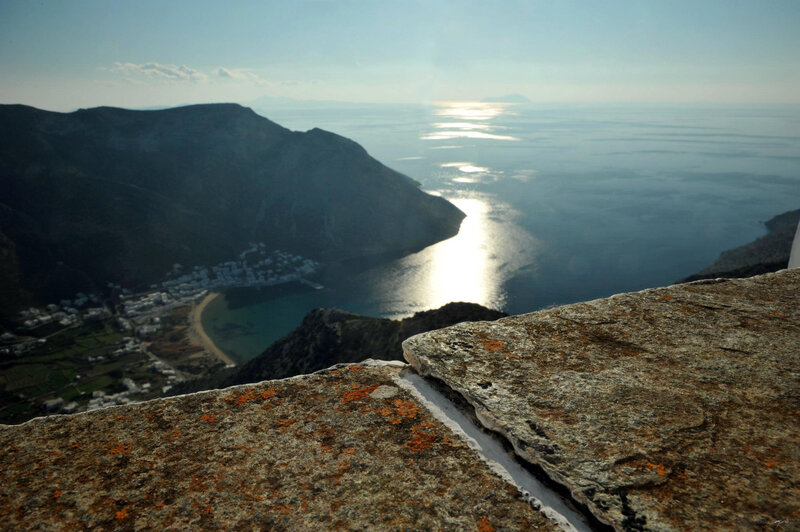 Coastal Village from Cliff