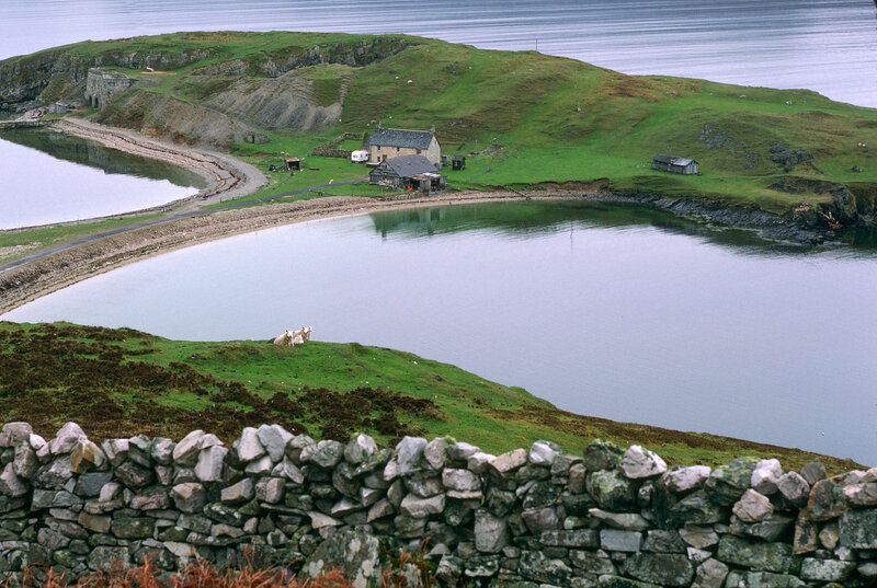 Coastal village on a Scottish island