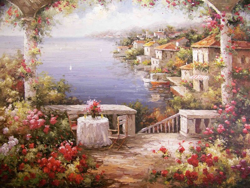 Coastal Village View