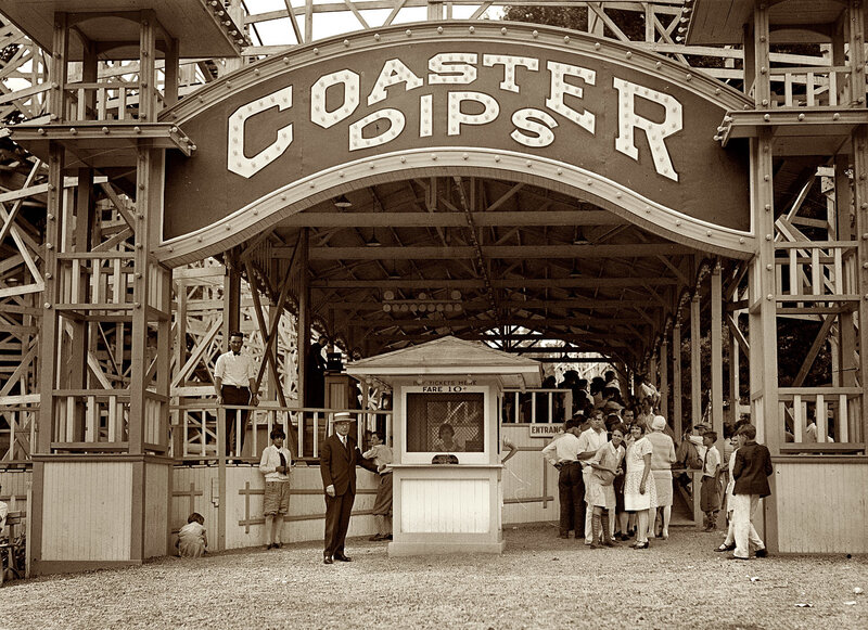Coaster Dips ride entrance