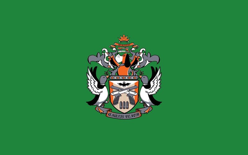 Coat of Arms on Green