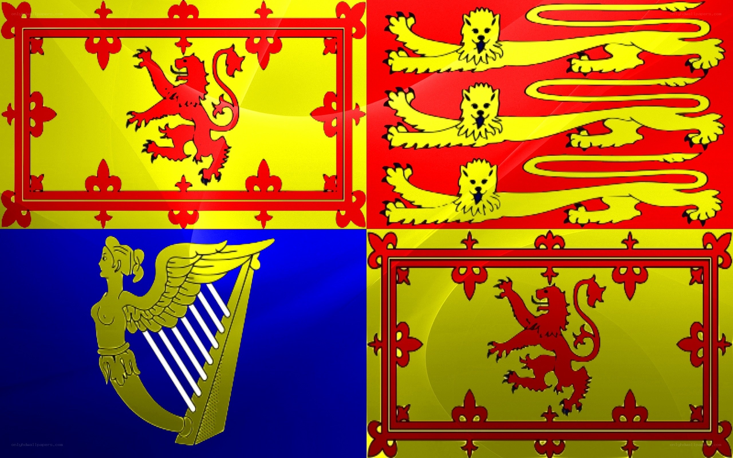 Coat of arms quadrants