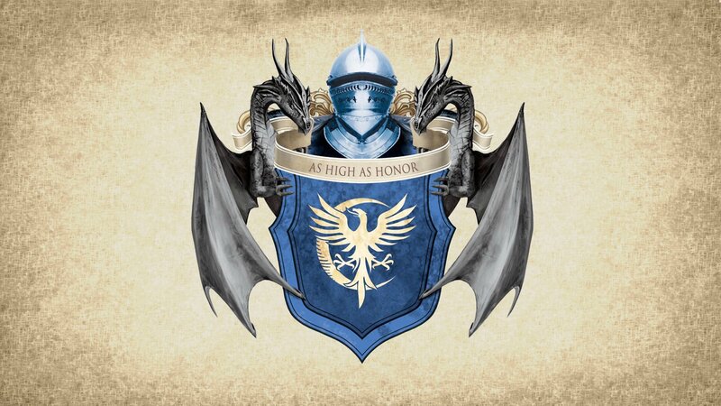 Coat of arms with dragons