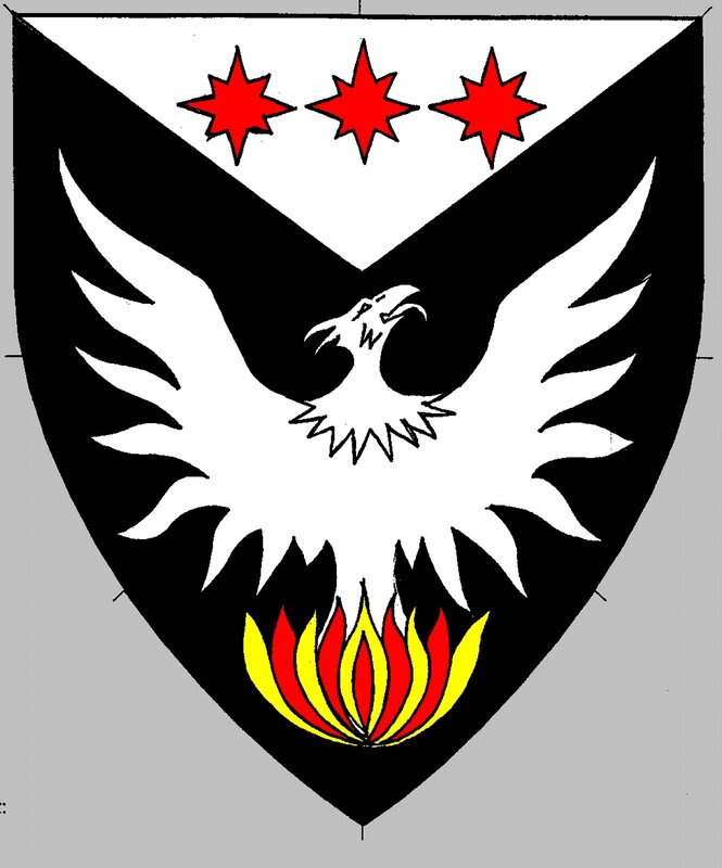 Coat of arms with eagle and stars