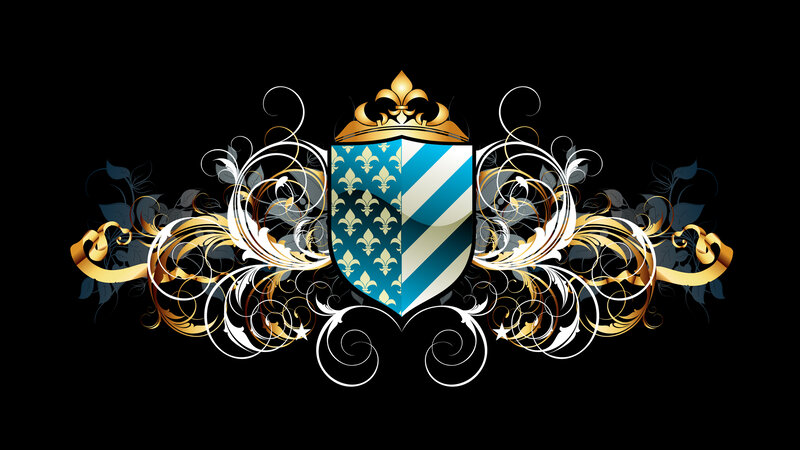 Coat of Arms with Fleur-de-lis