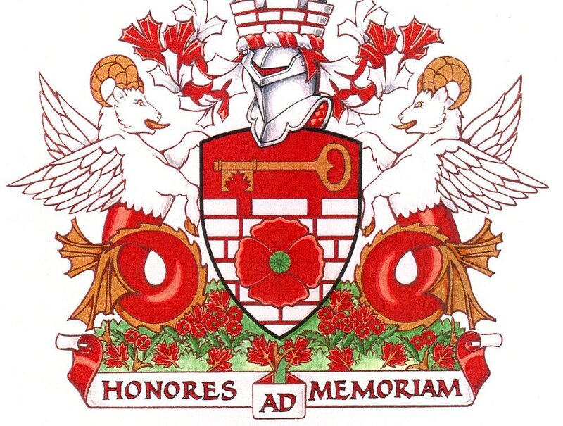coat of arms with poppies