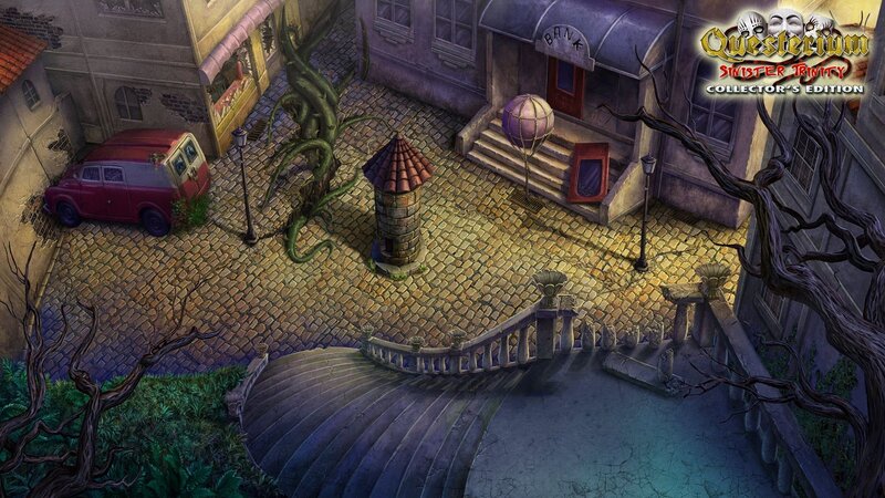 Cobbled Courtyard Scene