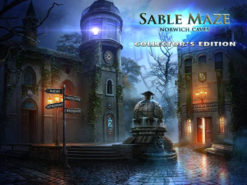 Cobblestone Courtyard at Night
