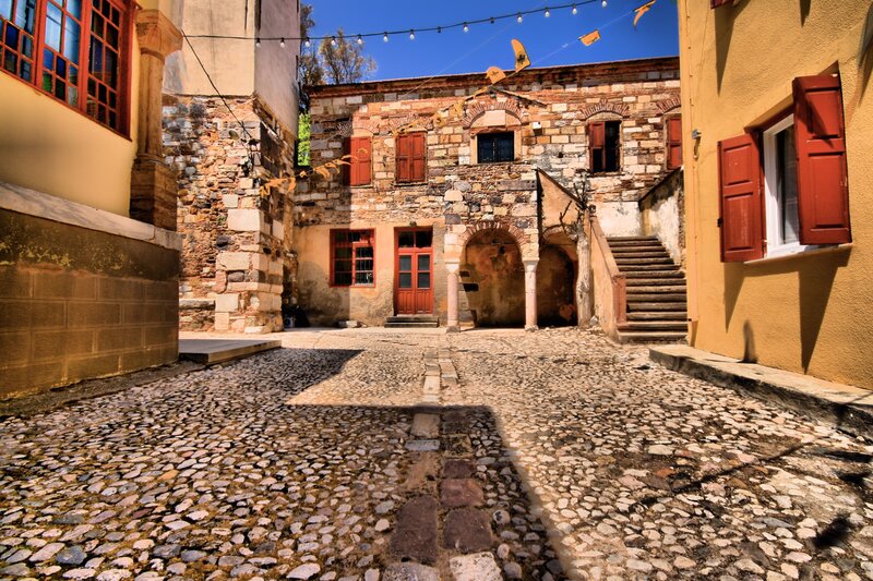 Cobblestone Courtyard