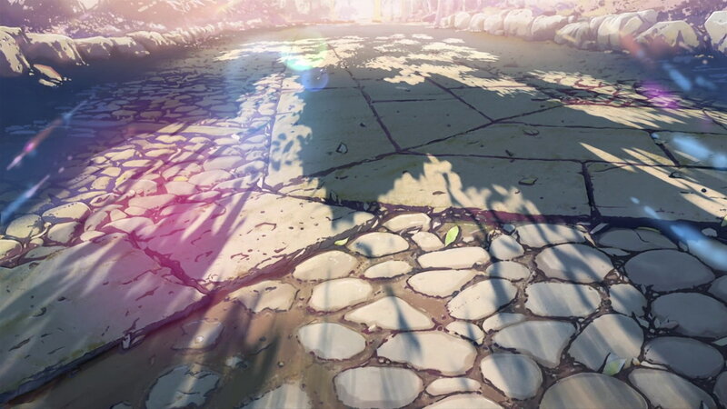Cobblestone Path in Sunlight