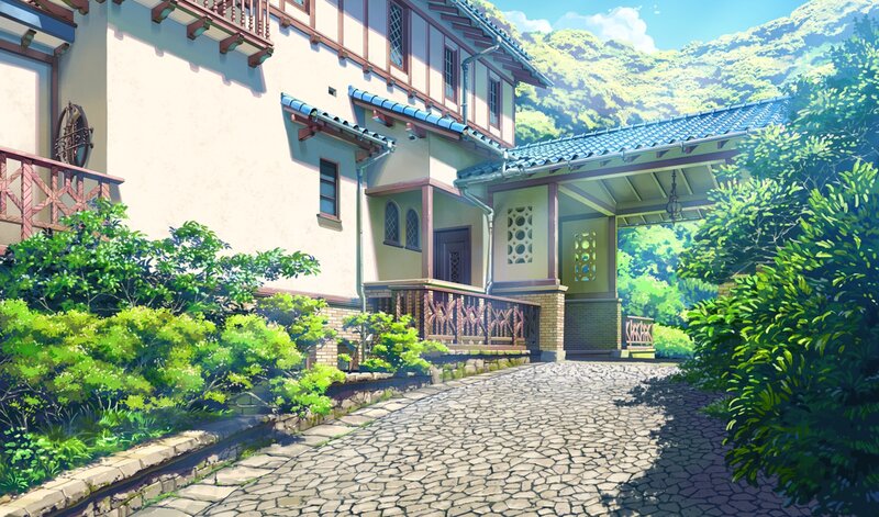 Cobblestone Path to House