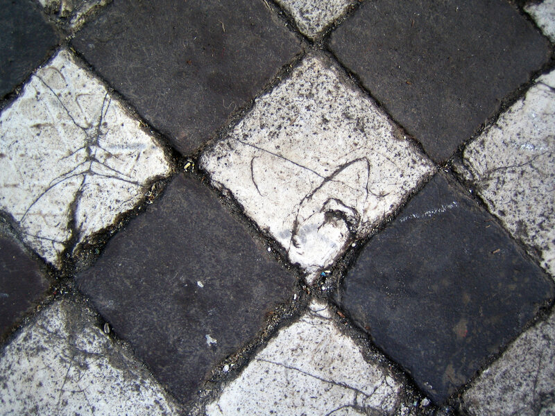 cobblestone pavement pattern