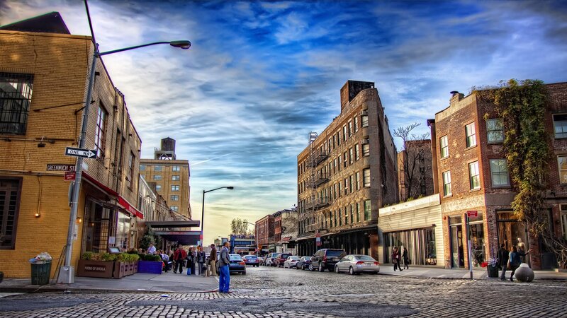 Cobblestone street in Brooklyn