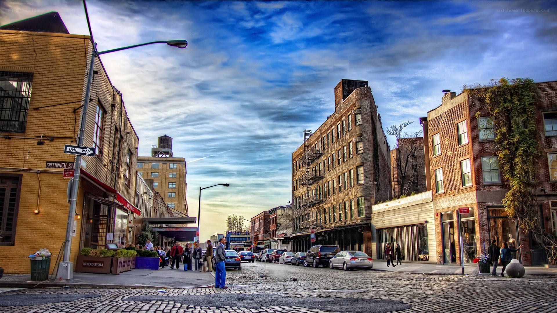 Cobblestone street in Brooklyn