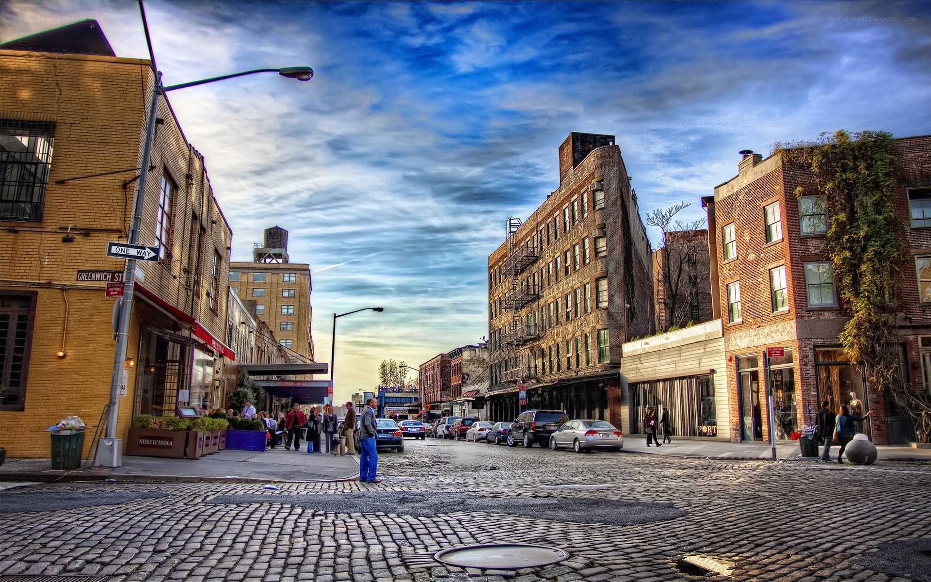 Cobblestone street in Brooklyn