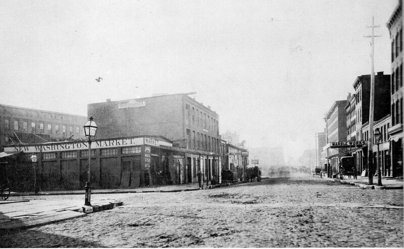 Cobblestone Street Market