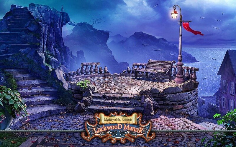 Cobblestone Terrace with Bench