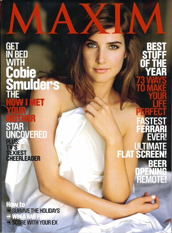Cobie Smulders on Maxim cover