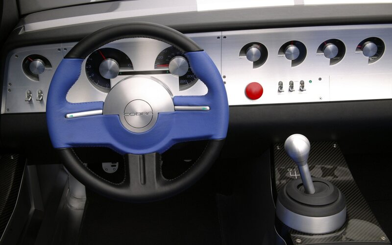 Cobra car interior dashboard