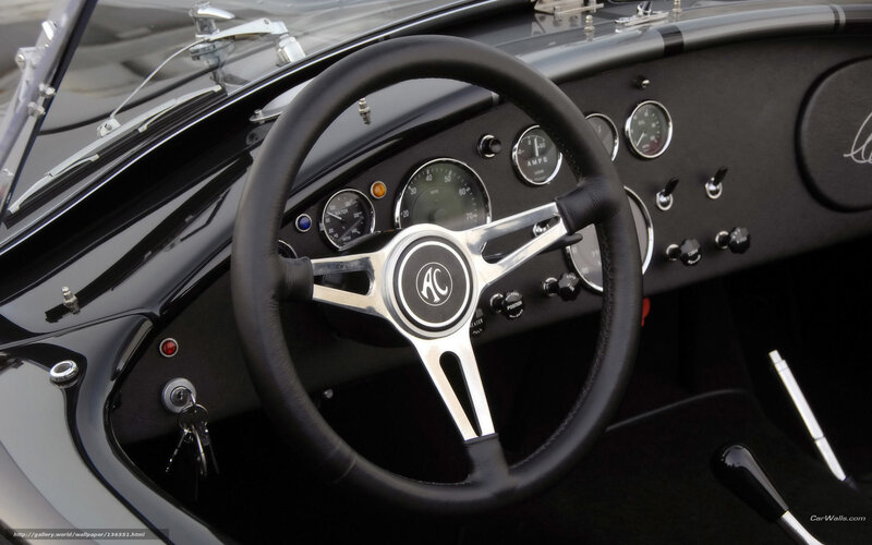 Cobra car interior dashboard
