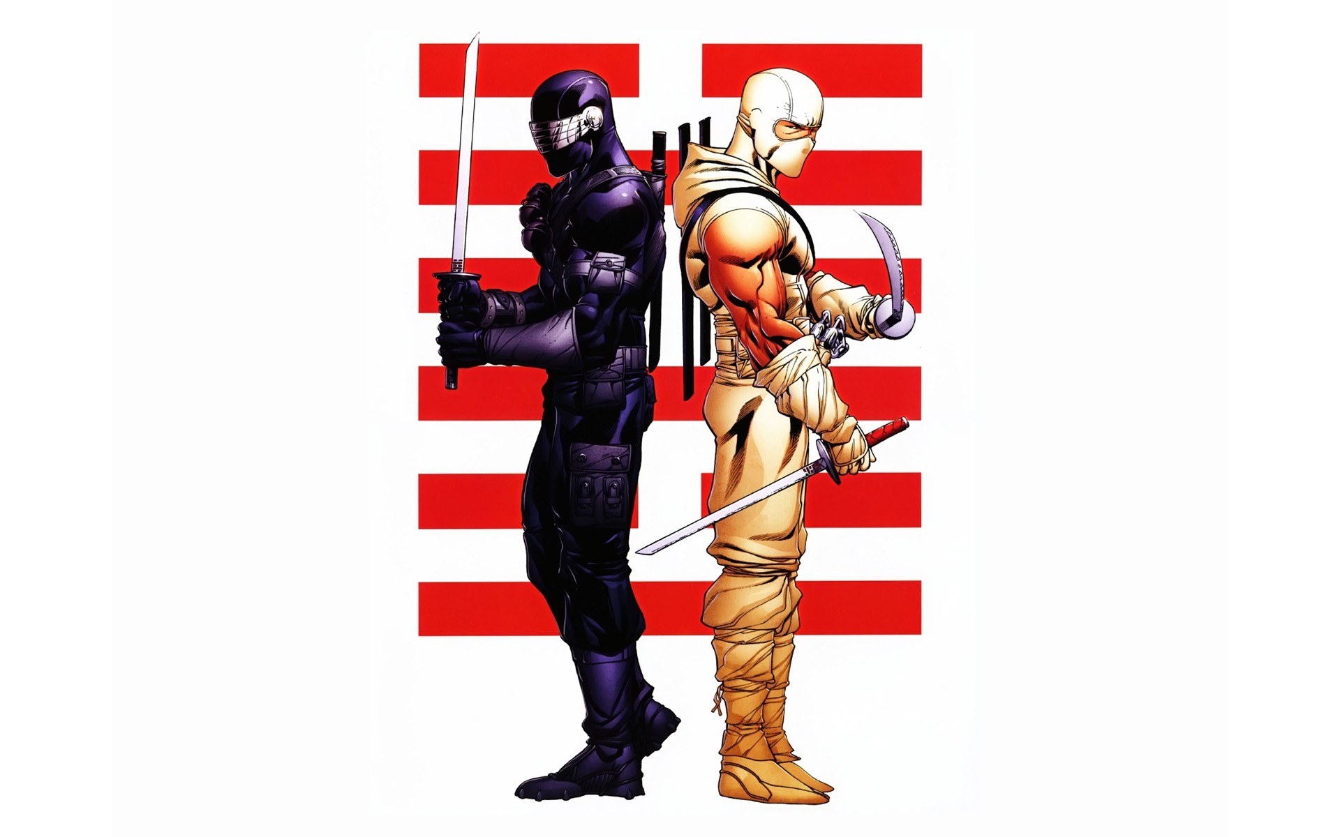 Cobra Commander and Snake Eyes