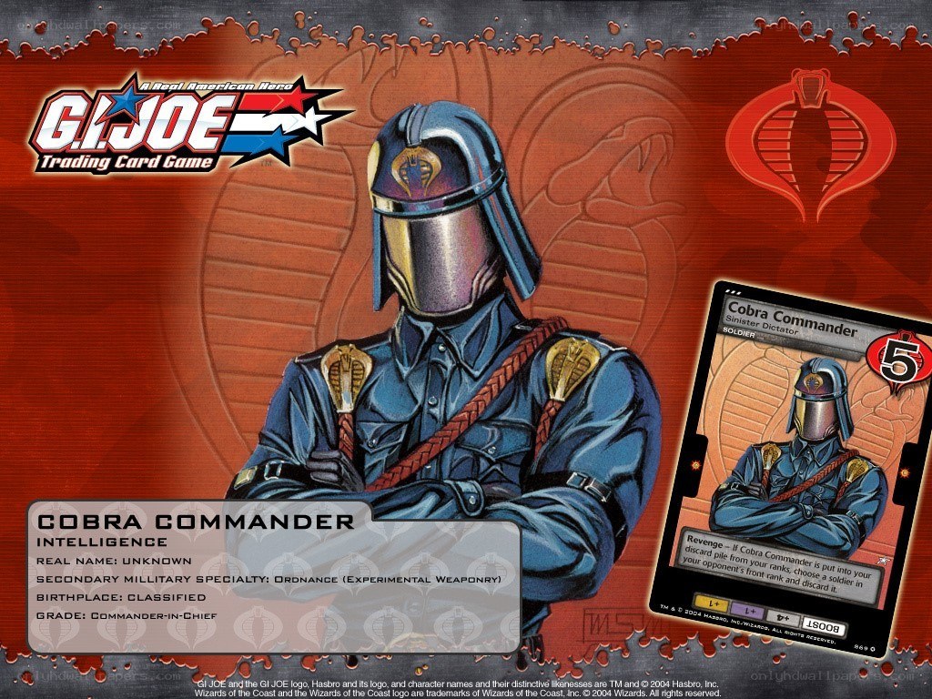 Cobra Commander character art