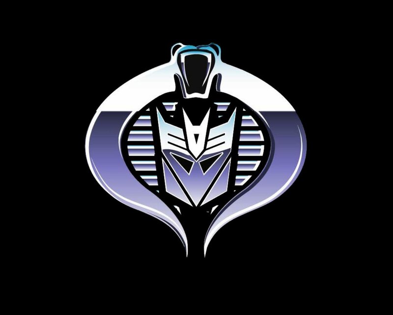 Cobra Commander Logo — Black, Dramatic